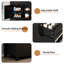 Buffet 57,9 "avec 3 tiroirs, tablette réglable-1534469010