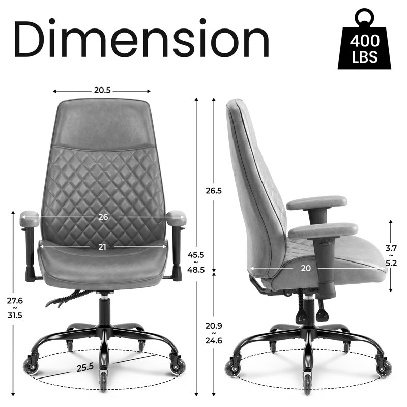 Fauteuil de bureau Camellia, Gris
