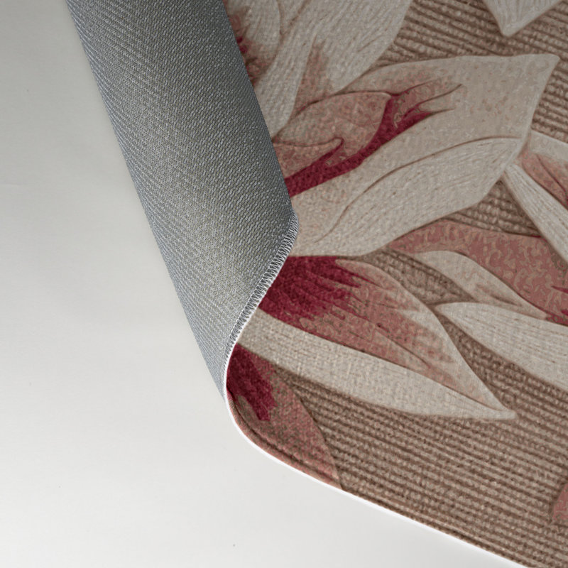 Tapis beige d'intérieur et d'extérieur Botanical, Rectangle 9 pi x 12 pi