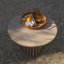 Round Acacia Outdoor Coffee Table , 60cm cm W 60cm cm D