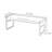 Refined Saddle Leather Desktop Desk-326331261