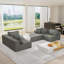 Ensemble de canapé modulaire rembourré Modern, ensemble de canapé modulaire de salon modulaire-1850515284