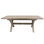 Table de salle à manger d'extérieur avec trou pour parasol