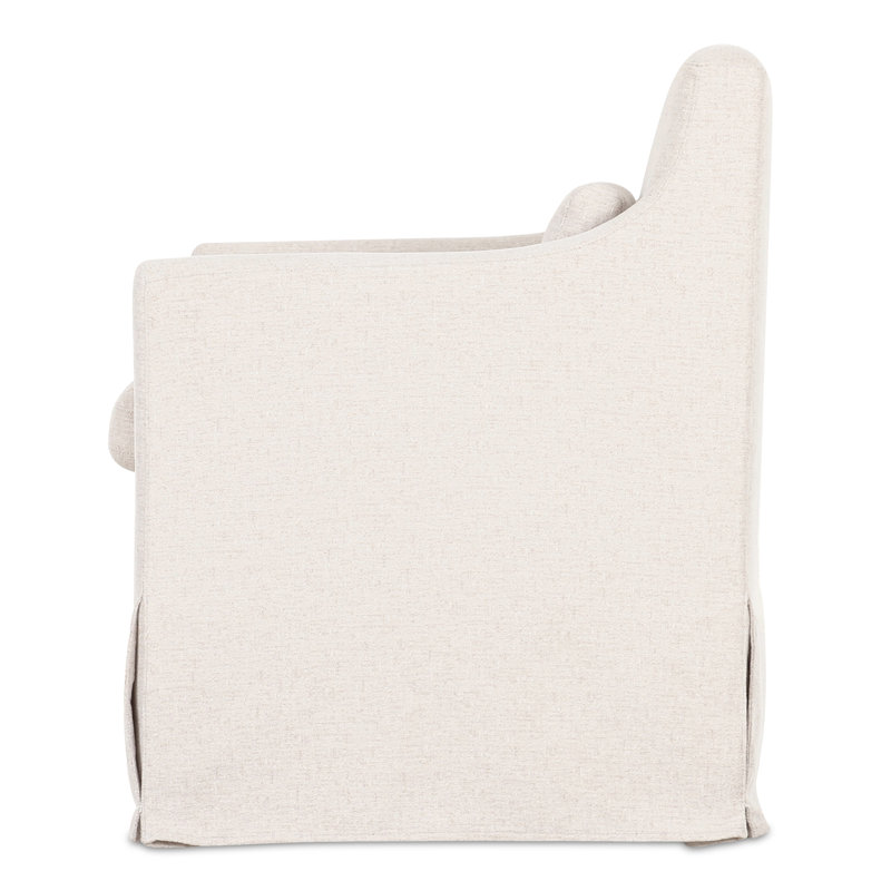 Lydia Upholstered Arm Chair, Beige