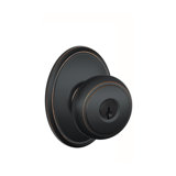 Andover Keyed Door Knob with Wakefield Rosette