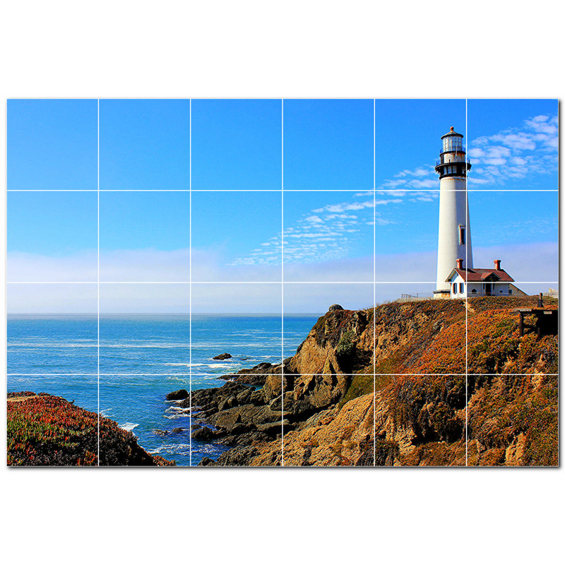 Murale décorative en céramique satinée 6 po x 6 po Langle