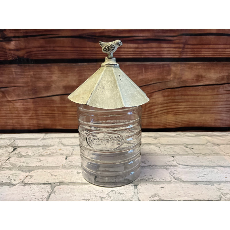 Large Silo Coffee Canister, 10.5" H x 5" W x 5" D