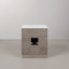 Ensemble de meuble-lavabo de comptoir en marbre blanc Carrara de 30 po Overt Surf en chêne gris avec robinet-1143038042-1085887121