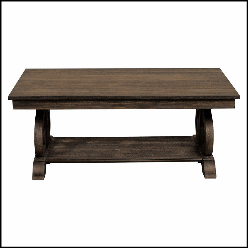 Table basse rectangulaire à DEL avec tablette ouverte et surface facile à nettoyer, parfaite pour les espaces de vie modernes.