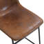 Ensemble de 4 chaises en suède rétro et tabourets de bar confortables