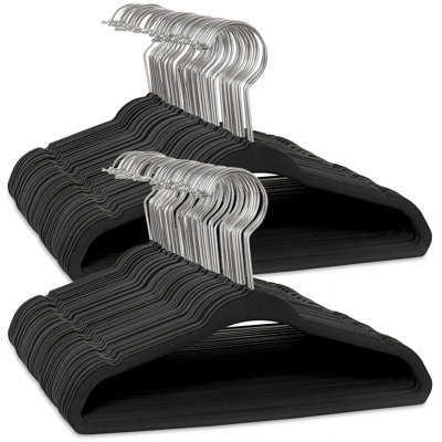  11" Velvet Non-Slip Baby Clothing Hangers