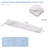 21.25" White Quartz Stone Vanity Top Side Splash