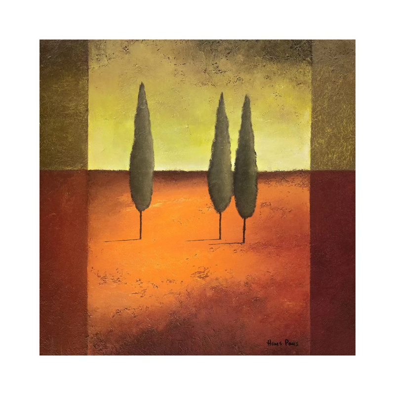Trees IV by Hans Paus - Wrapped Canvas Gallery-Wrapped Canvas Giclée, 45.72 cm H x 45.72 cm W x 1.91 cm D