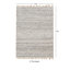 Tapis réversible en laine naturelle et noire Korbin-20943446