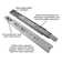 Drawer Slide Side Mount Soft Close Full Extension Cadmium Finish