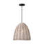 Norman 1 Light Dining Room Pendant With Ash Wicker Shade-259607465-259607383