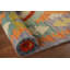 Tapis géométrique en laine Kilim 7 x 7
