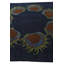 Tapis carré bleu marine Orlando