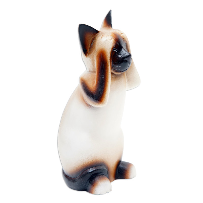 Figurine Eatontown «See No Evil Siamese Cat»