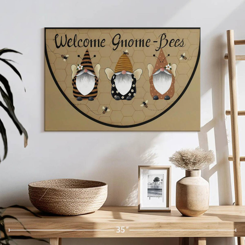 Kelan Welcome Gnome Bees, H 16 po x l 24 po