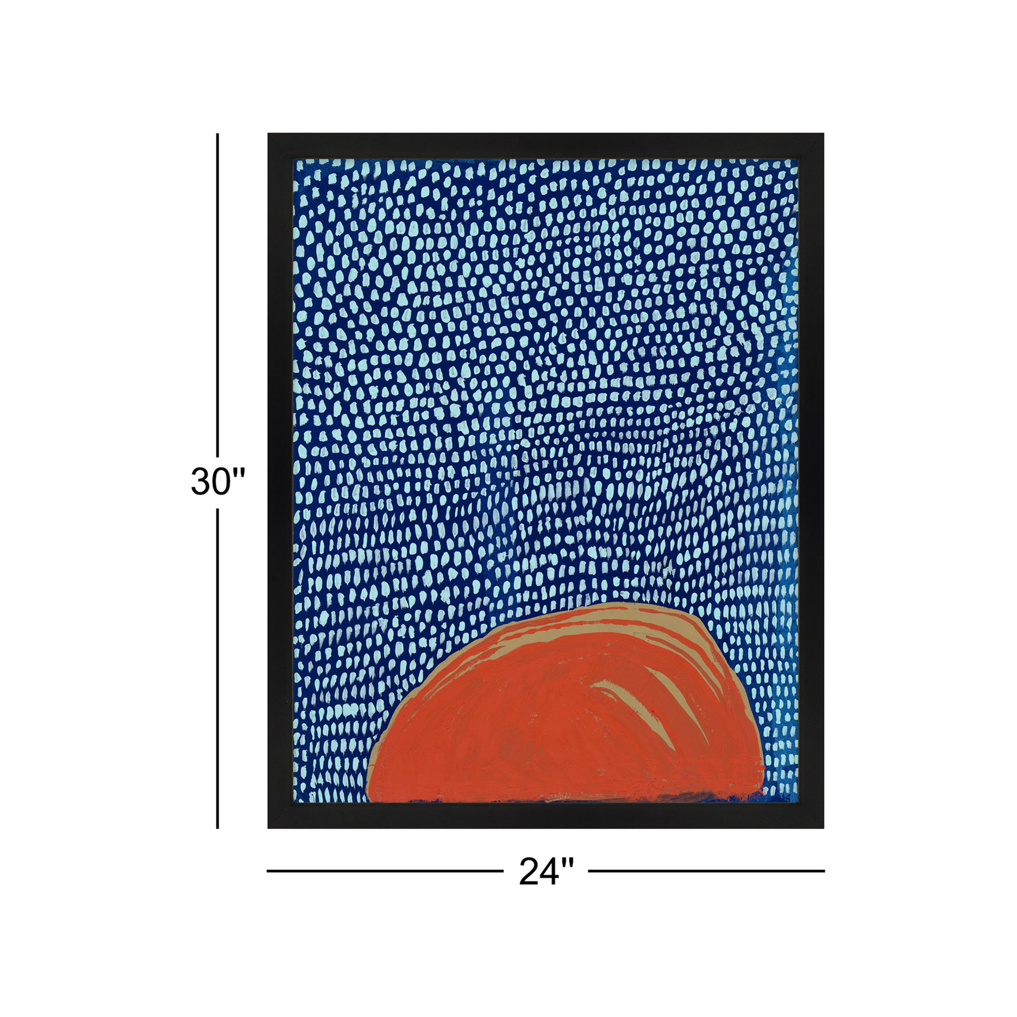 Starscape 5 by Andrea Stokes, Black Wood, 30" H x 24" W