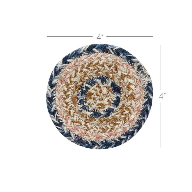 Ensemble de sous-verres en jute Kaila 6 6