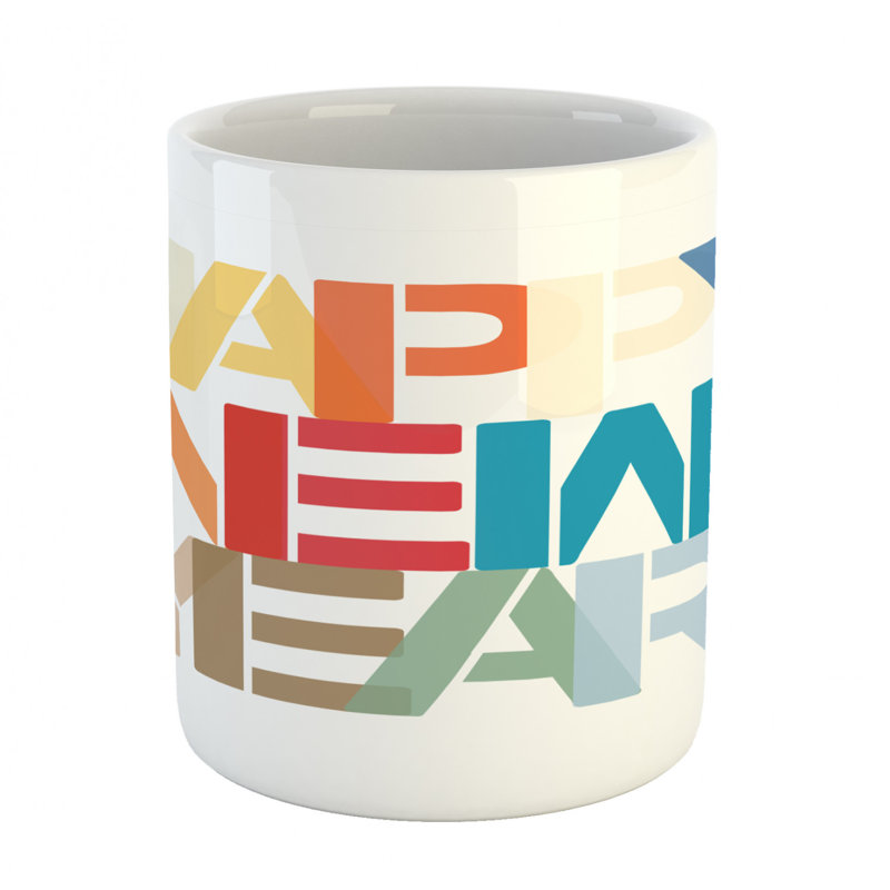 Grande tasse à café happy new year