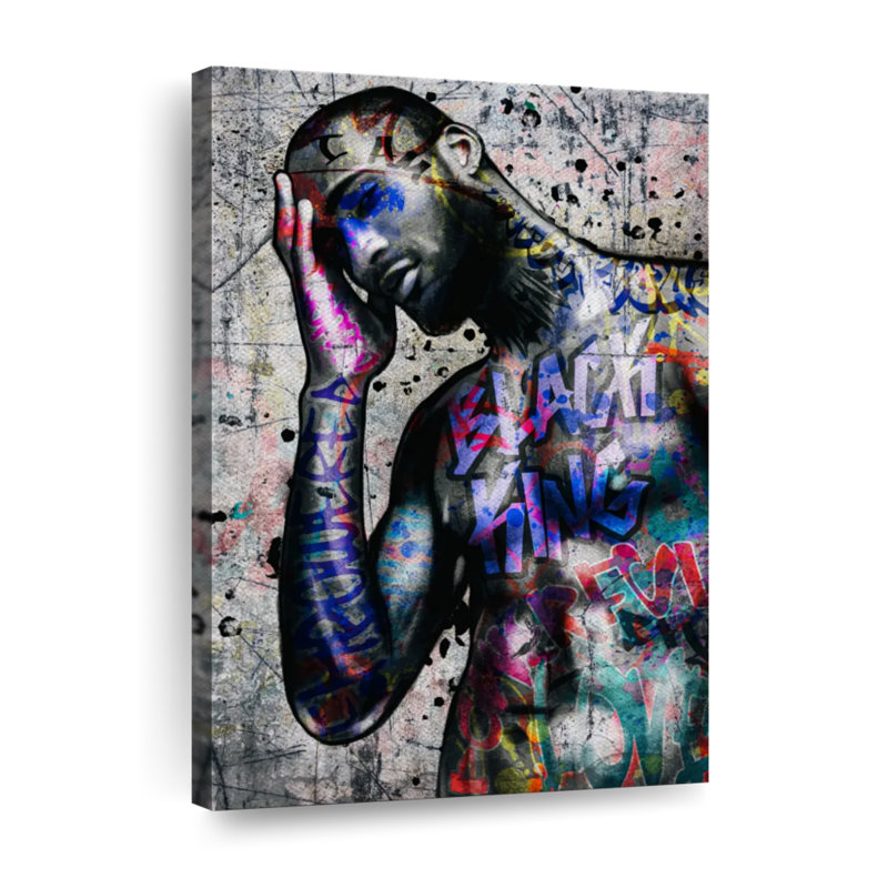 African Hunk, H 48 po x l 32 po x P 1,25 po