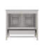 Meuble-lavabo chic 72 po avec lavabo en céramique, portes à fermeture en douceur, tablettes de rangement doubles et tiroir cloisonné-1339566104