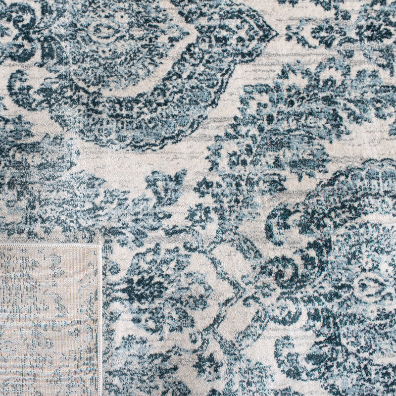Swink Damask Hand Woven Area Rug, Rectangle 160 x 231 cm