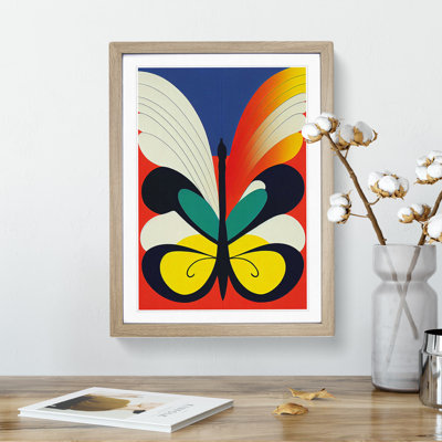 Butterfly in Abstract No.4 - Wall Art