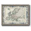 Border Map of Europe - Reproduction d'un seul cadre photo sur toile-623568091-623568092