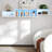 Wall Mounted Floating TV Stand With 20 Color Leds And Charging Station-67164613