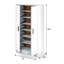 21 Pair Shoe Storage Cabinet
