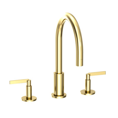 Tolmin Widespread Bathroom Faucet with Drain Assembly
