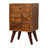 4 Drawer Multi Chestnut Bedside