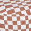 35.6cm Wide Round Chequered Standard Ottoman