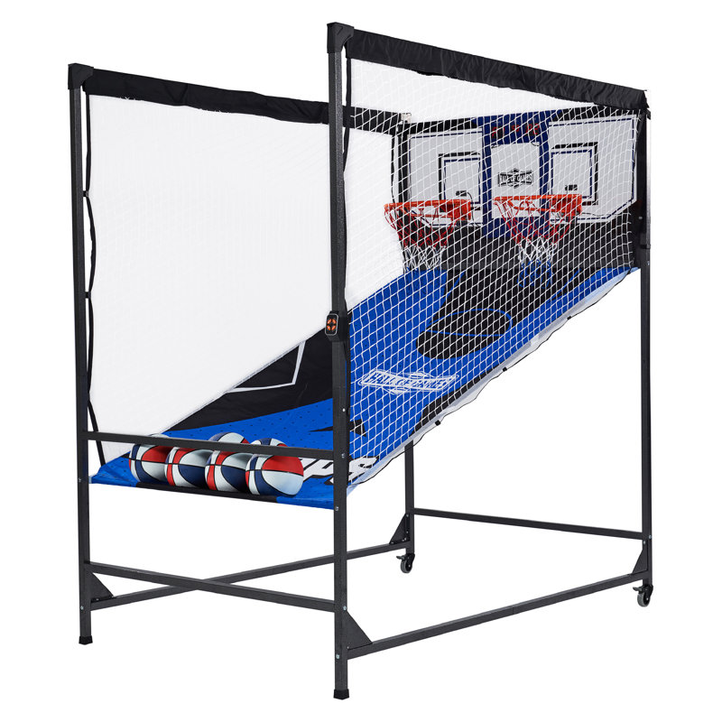 Jeu de basket-ball avec cage en acier et cadre incassable Hall of Games