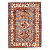 Melanieann Hand Woven Cotton and Wool Oriental Area Rug
