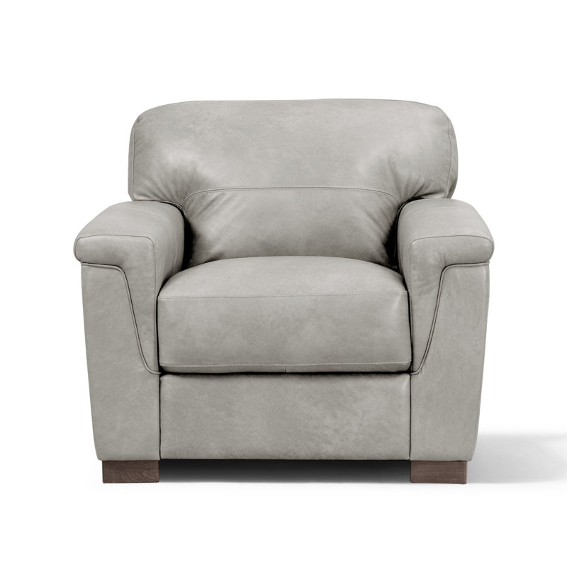 Fauteuil en cuir véritable 42,6 W Cornelia