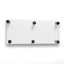 Armoire de rangement en verre, roues DEL / verrouillables Bluetooth - standard-130481998