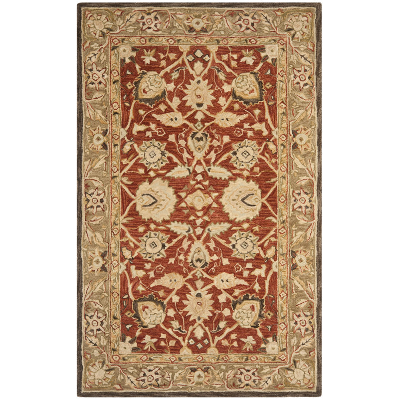Tingley Hand Tufted Wool Oriental Rug, Rectangle 6' x 9'