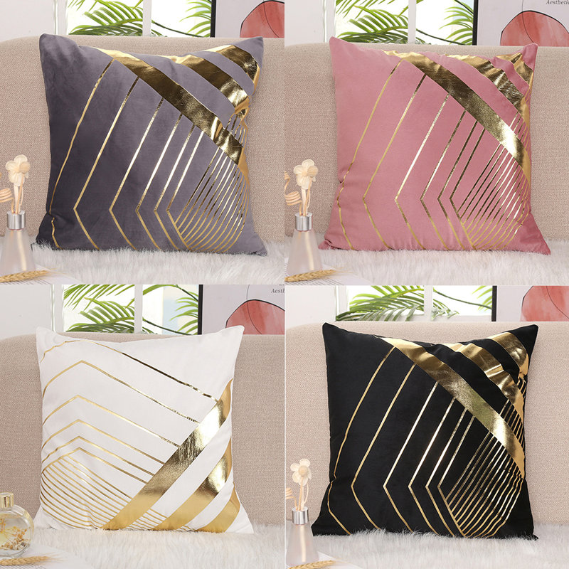 Grigorii Striped Square Cushion