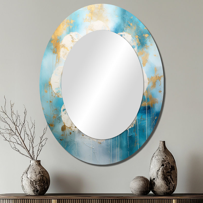Miroir mural Divine Mandala, 40 po x 30 po