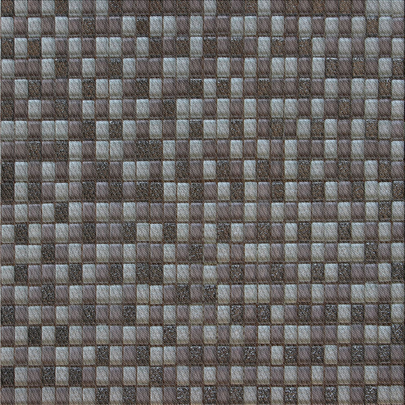 Geometric Indoor Rug, Square 4'