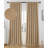 Blackout Curtain,Back Tab/Rod Pocket 100% Blackout Living Room Drapes, Textured Thermal Insulated Blackout Curtains 2 Panels Set,52" W X 96" L,Beige