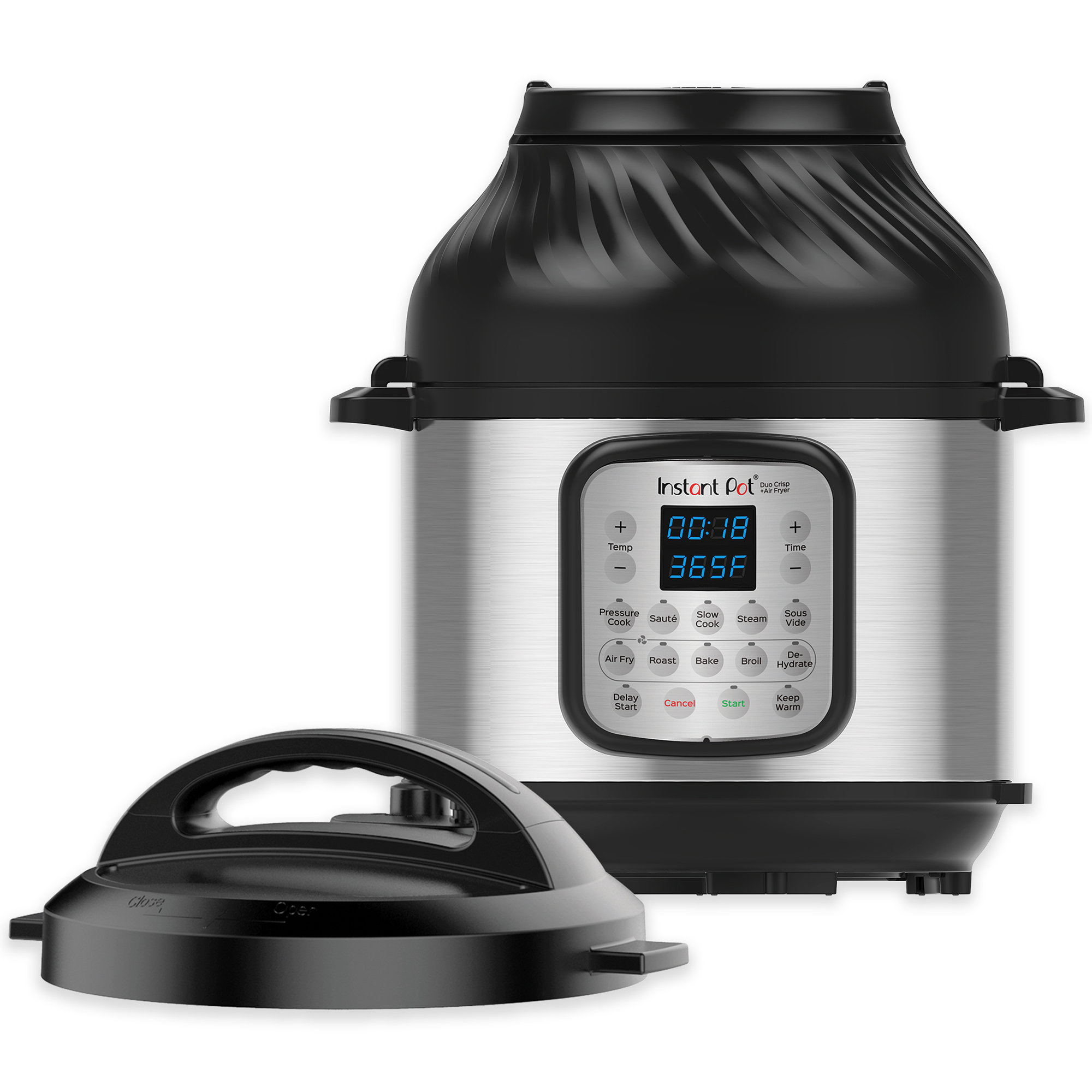  Instant Pot Pro 10-in-1 Pressure Cooker (8QT, 0) + Stainless  Steel Inner Pot with Handles: Home & Kitchen