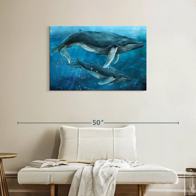Baleines à bosse Brampt Majestic, H 24 po x l 36 po