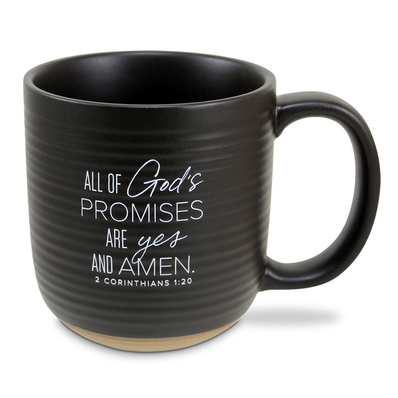 Tasse à café Hamdah amen espoir confiance brun 20 oz
