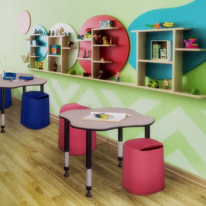 Tabouret empilable en plastique Regott Dott